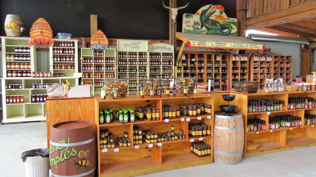 store shelves